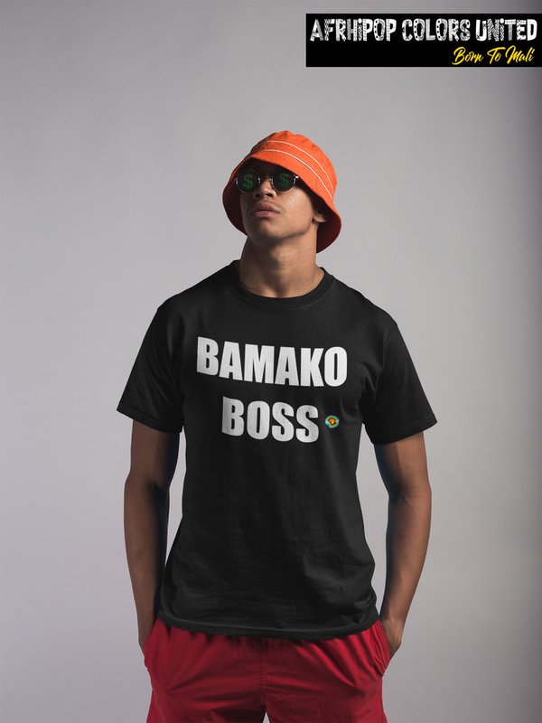 T-SHIRT BAMAKO BOSS UNISEXE COL ROND