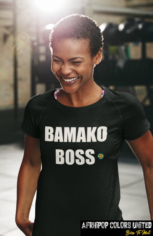 T-SHIRT BAMAKO BOSS UNISEXE COL ROND
