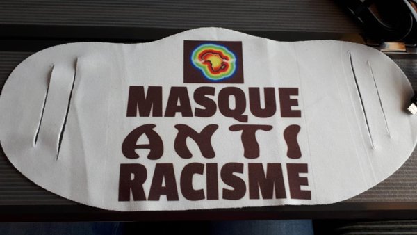 Masque #Afrhipop Anti Racisme